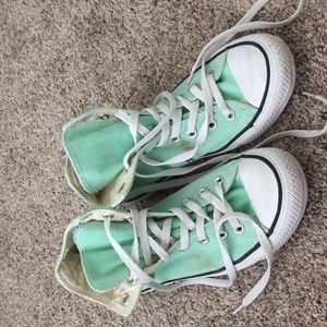 light green converse